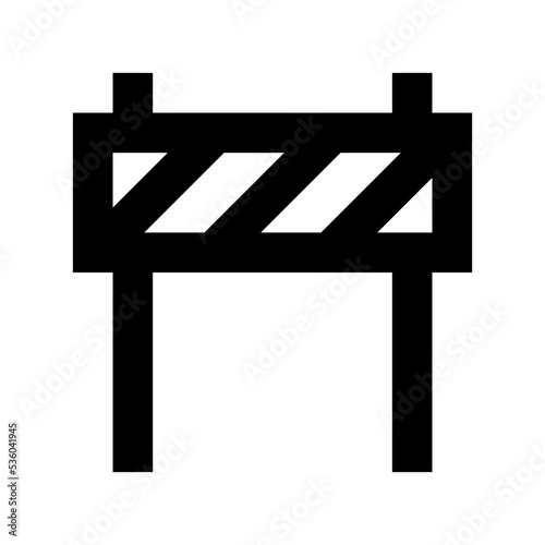 Barrier Flat Vector Icon