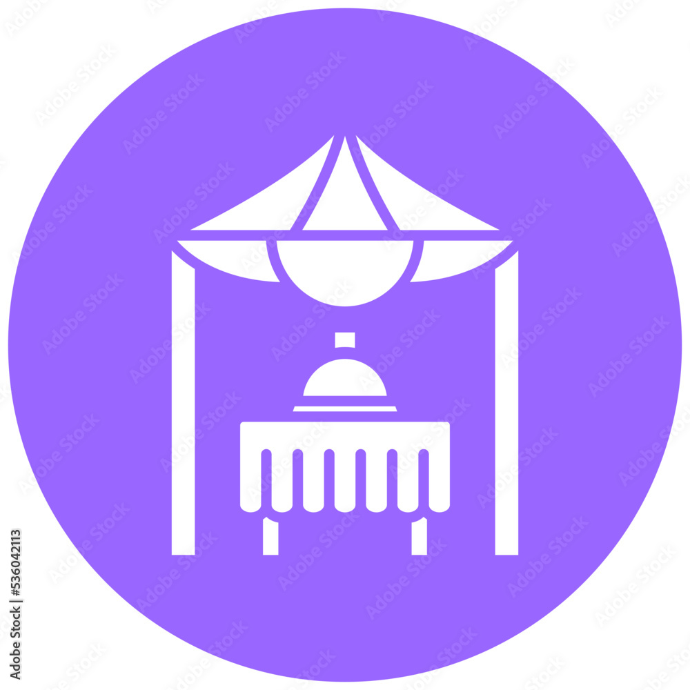 Naklejka premium Entrée Icon Style