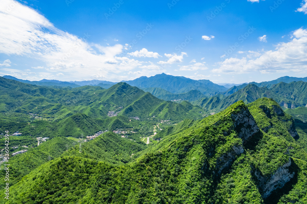 Beijing Mentougou Jingxi Ancient Road scenic spot natural scenery