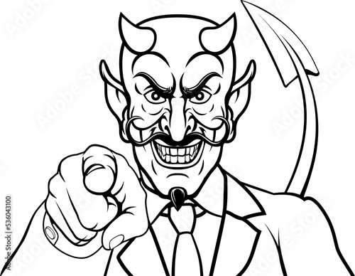 Devil Evil Businessman in S...