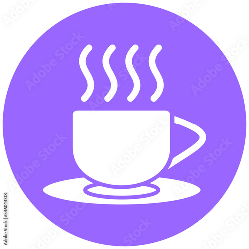 Hot Beverage Icon Style