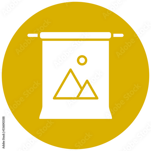 Camera Backdrop Icon Style