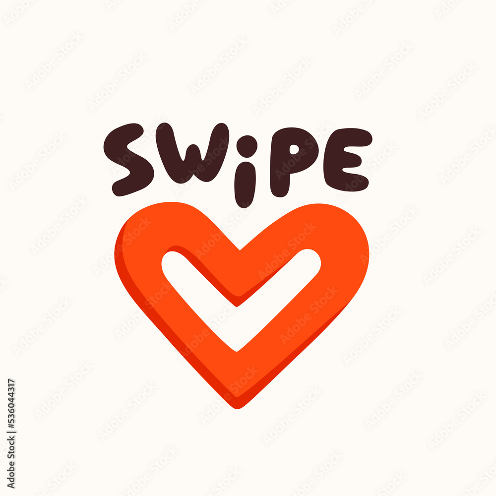 Swipe sticker for a social media, making a blog or vlog vector flat illustration. Set of cartoon icons for making internet content Swipe sticker for a social media, making a blog or vlog vector flat illustration. Set of cartoon icons for making internet content