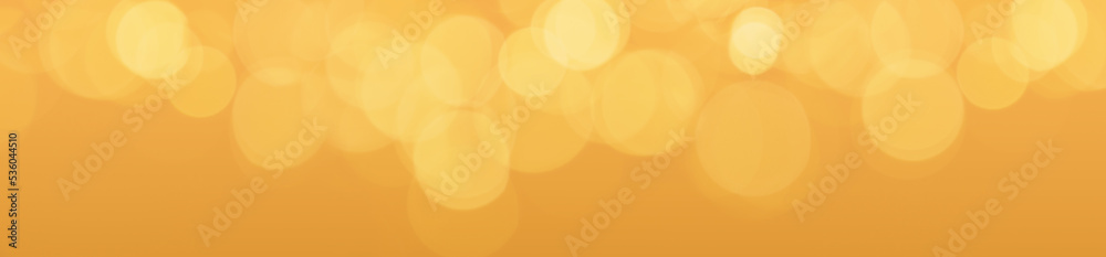 Golden light flare panorama background. sparkling golden light texture
