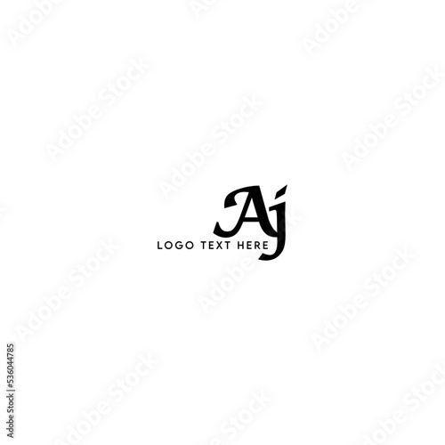 AJ letter logo, AJ logo, AJ monogram, AJ initials  