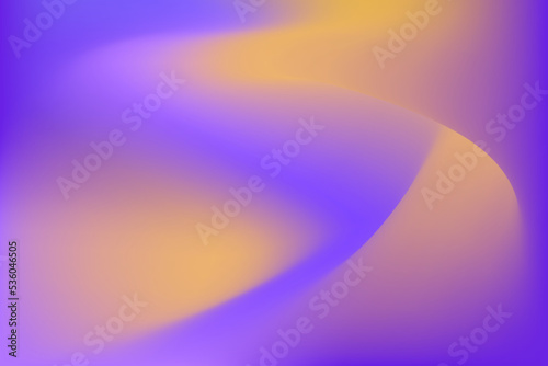 Horizontal banner modern blurred gradient overflow waves. Purple, yellow colors overlay design. Vibrant Texture Wallpaper. Vector illustration for or Advertising, Poster, Landing Page Website