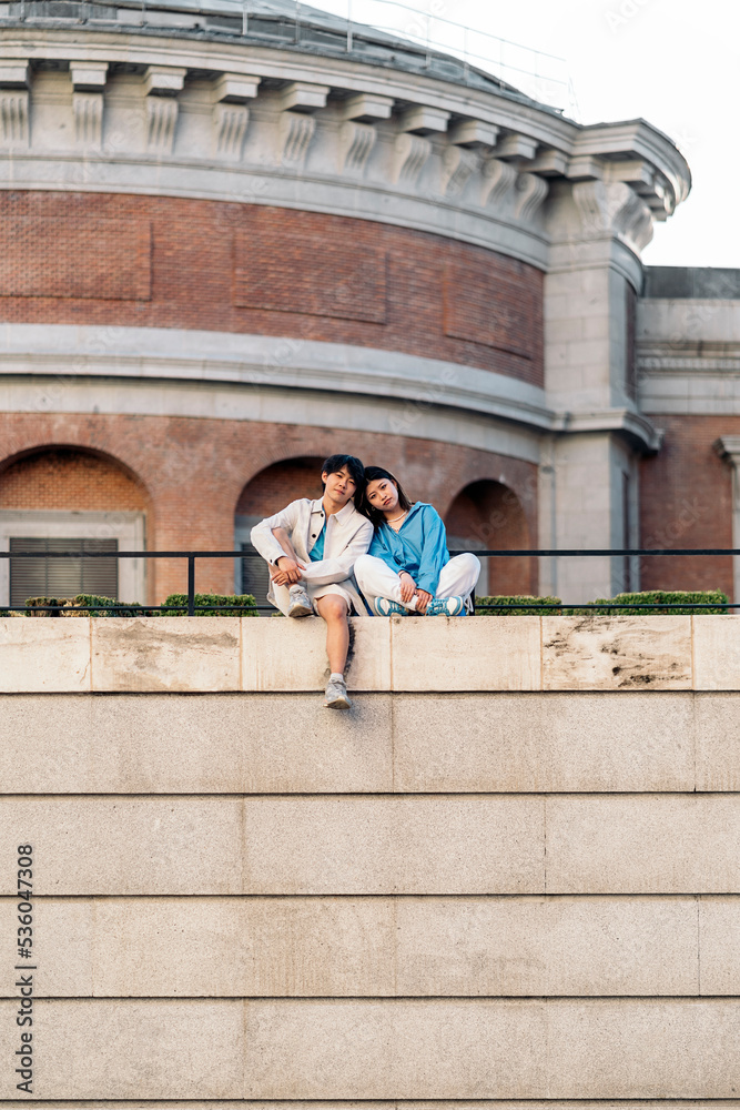 Happy Asian Couple Portrait