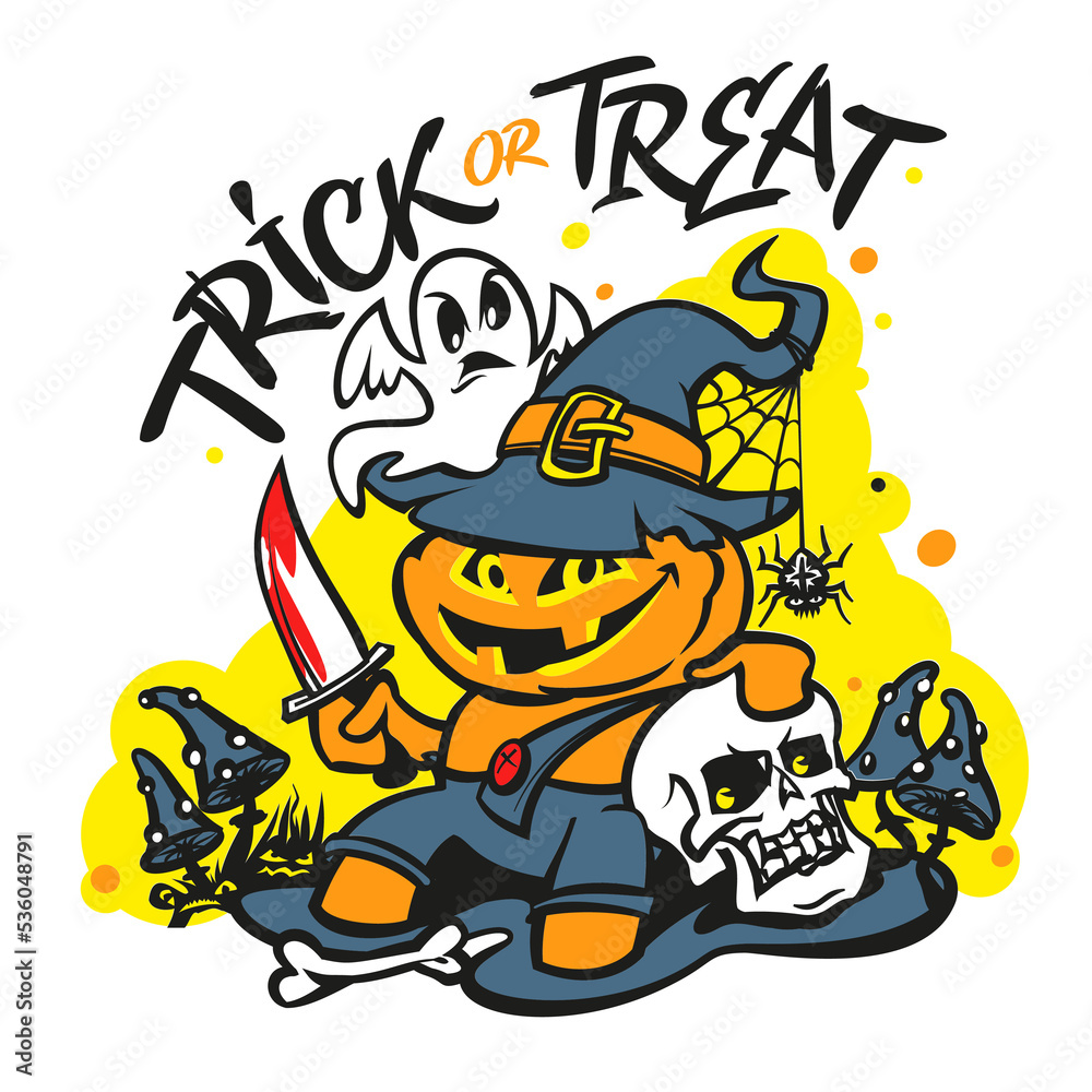 Trick or treat png, Halloween for kids, Halloween ghost, pumpkin, jack-o-lantern png, cut file. Halloween clipart png
