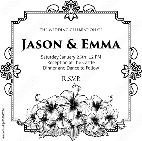 Hibiscus Flowers Wedding In...