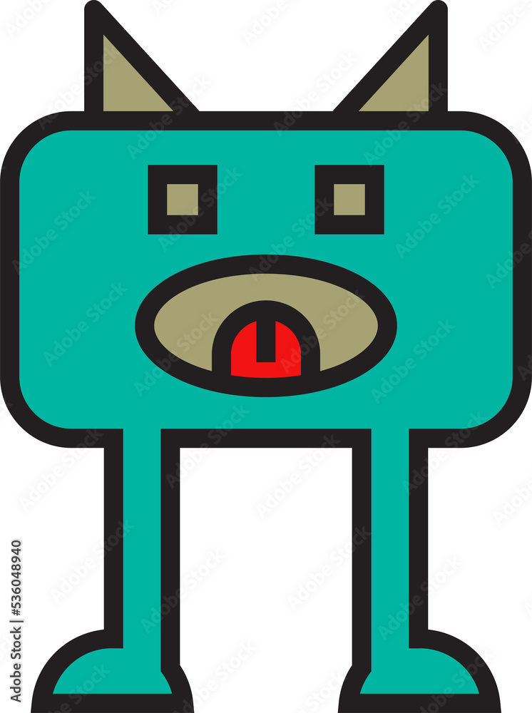 funny monster character illustration funny monster character illustration