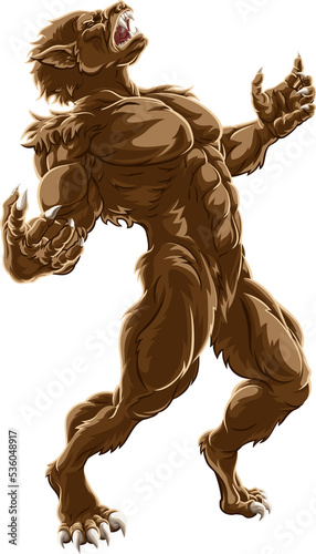Howling Werewolf Monster