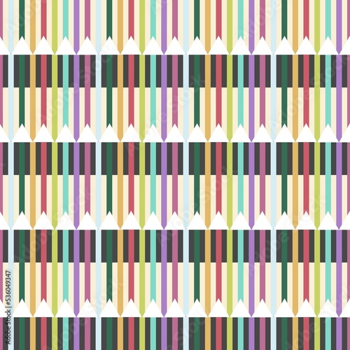 Geometric background colorful pattern. Design beautiful geomatric colorful on white background mixed stripes gardient. Background design for fabric , Banner, wallpaper, cloth, paper, pattern, curt