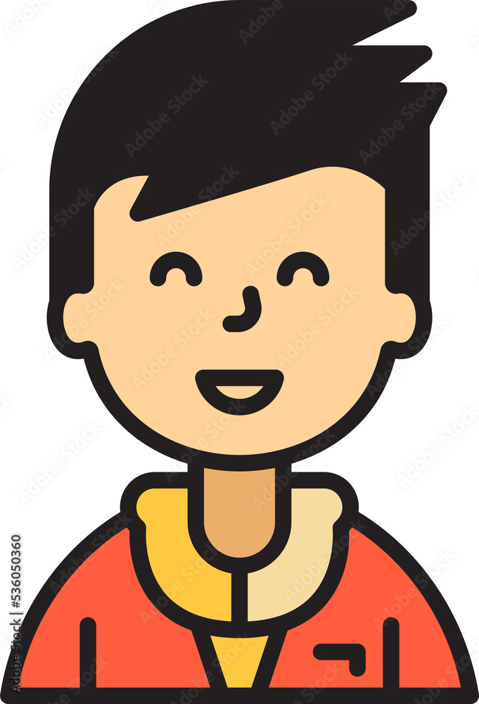 boy character avatar illustration