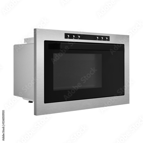 Microwave oven isolated on white background