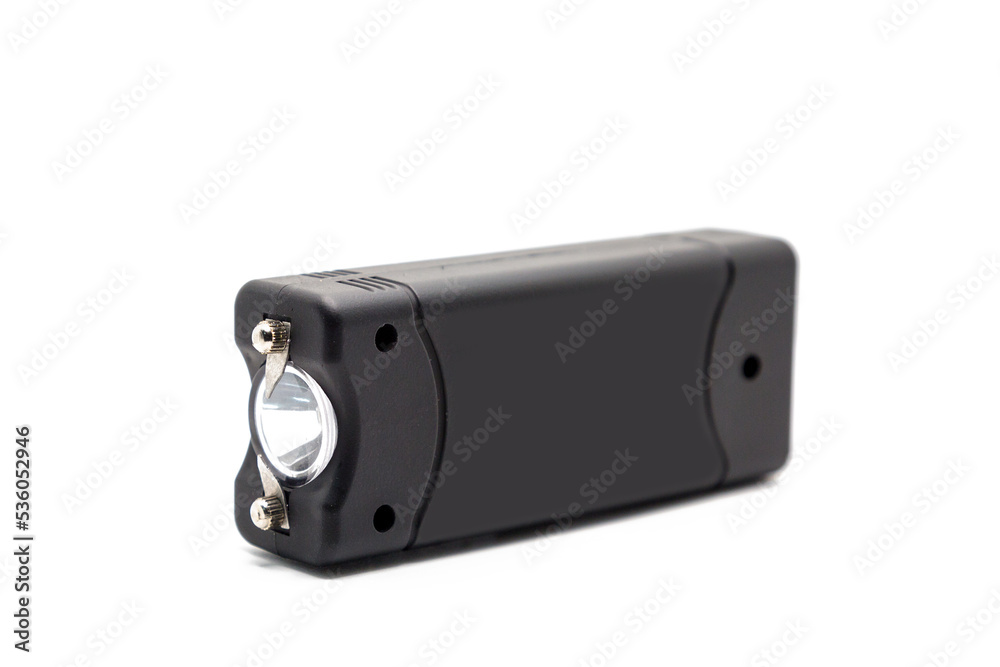 Fototapeta premium Small size stun gun, isolate on white background.