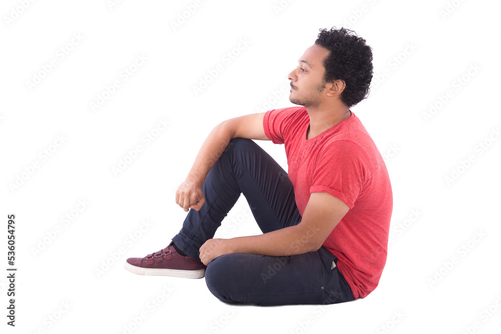 Sitting on the floor