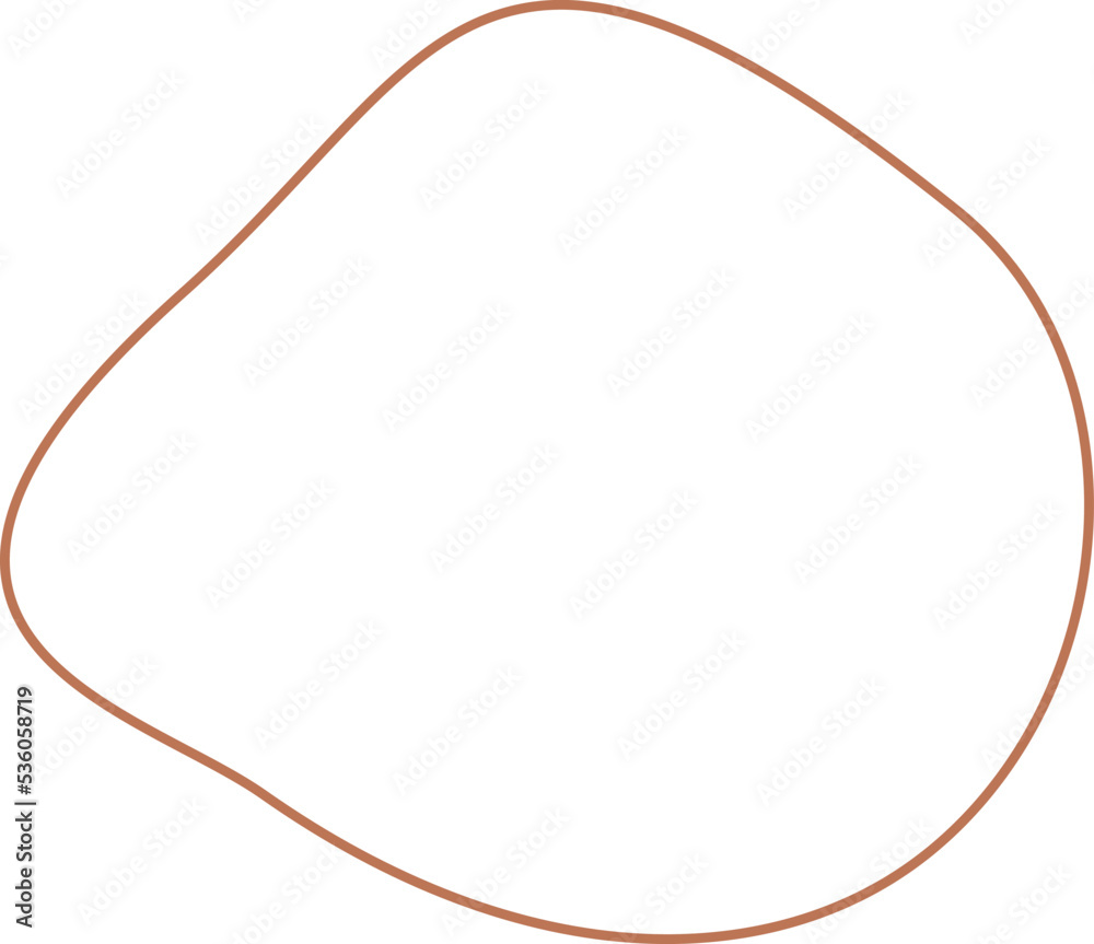 Organic geometric shape Organic geometric shape
