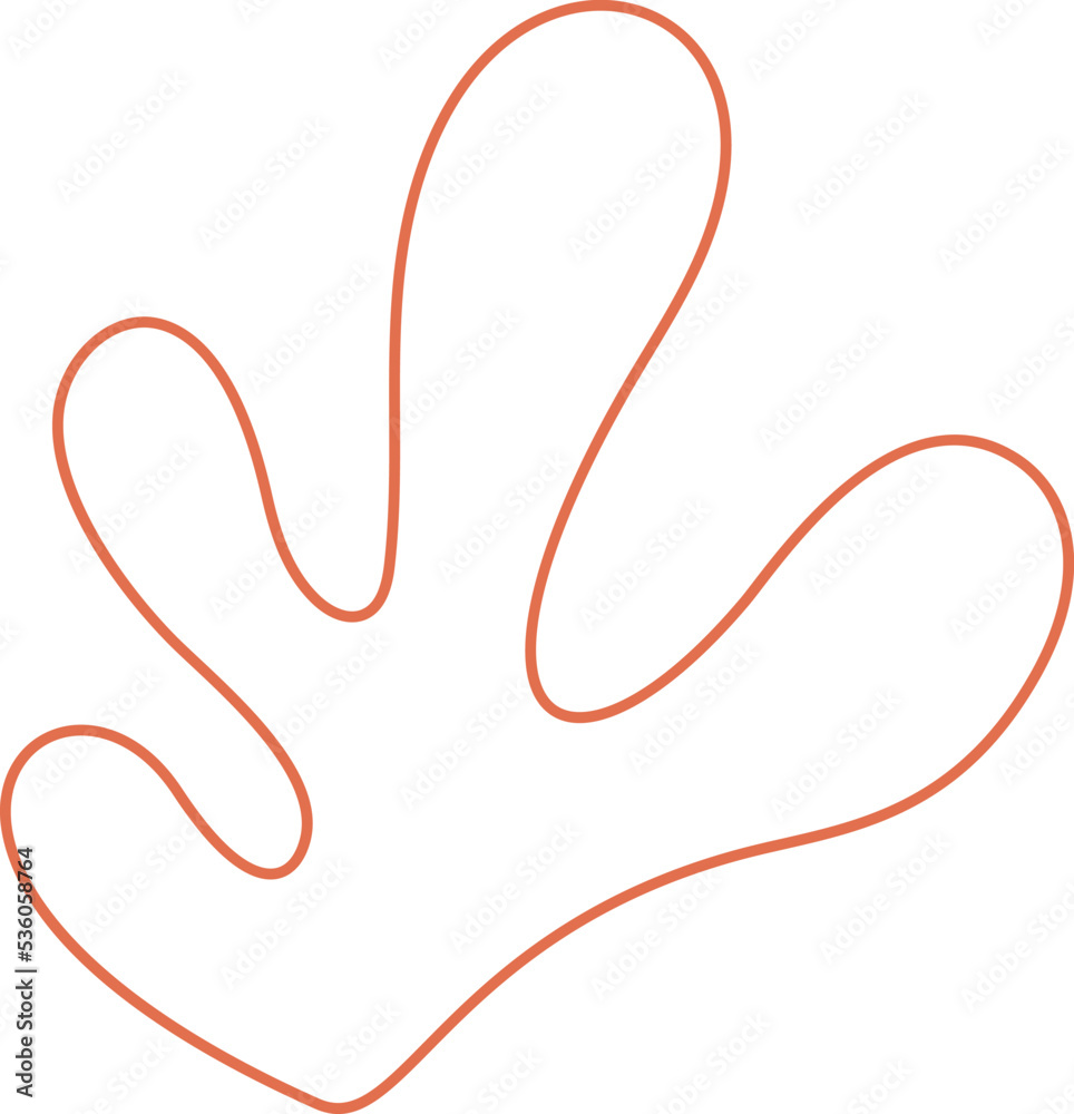 Abstract organic outline leaves plants vector illustration. Minimalistic liquid form plants, organic tropical leaf or fauvism style splatter spot for modern abstract design or trendy fashion pattern Abstract organic outline leaves plants vector illustration. Minimalistic liquid form plants, organic tropical leaf or fauvism style splatter spot for modern abstract design or trendy fashion pattern