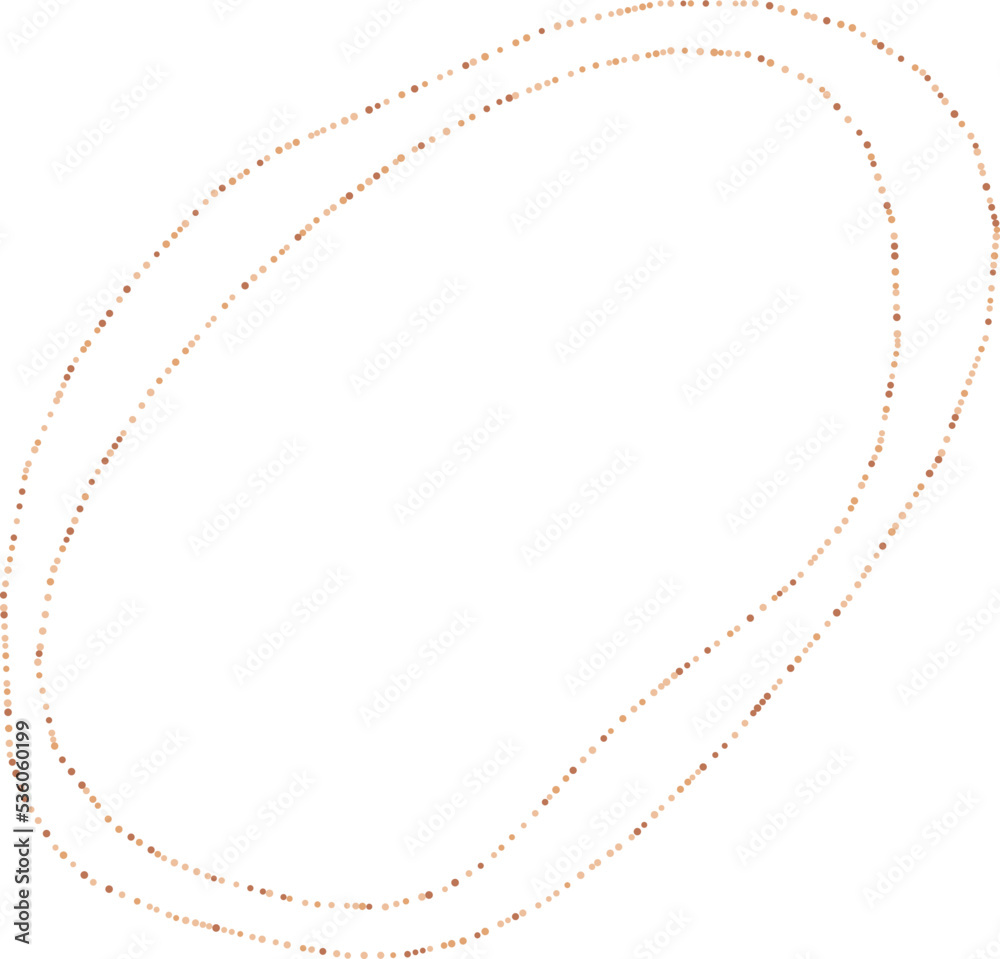 Abstract concentric dotted frame Abstract concentric dotted frame