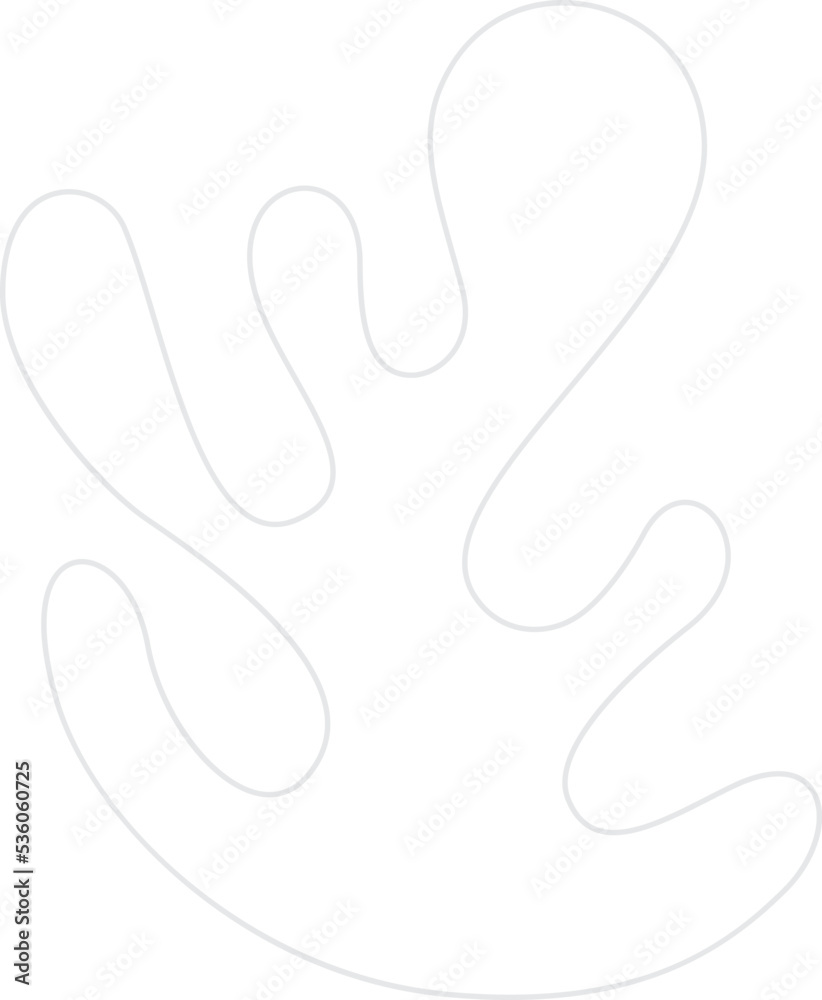 Abstract organic outline leaves plants vector illustration. Minimalistic liquid form plants, organic tropical leaf or fauvism style splatter spot for modern abstract design or trendy fashion pattern Abstract organic outline leaves plants vector illustration. Minimalistic liquid form plants, organic tropical leaf or fauvism style splatter spot for modern abstract design or trendy fashion pattern