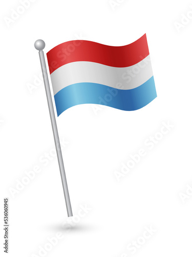 Free Download Luxembourg flag - GFXLoad