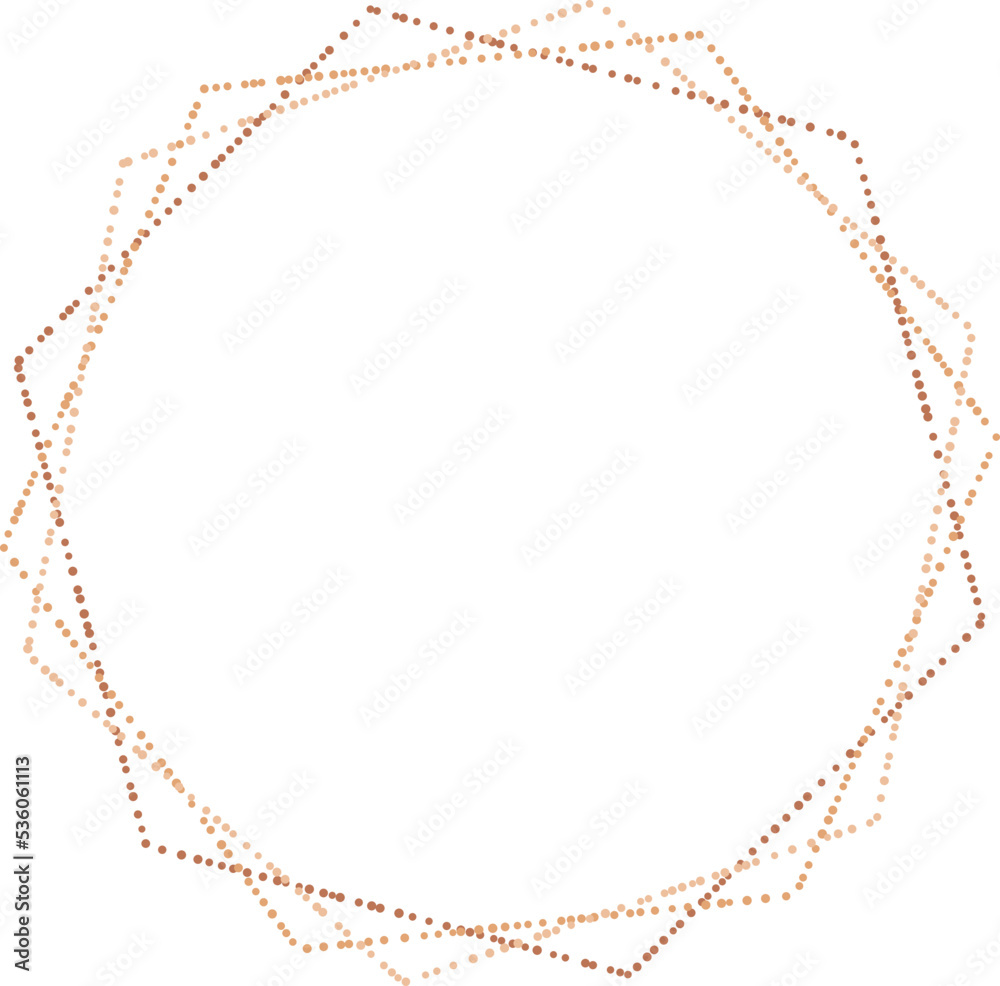 Fototapeta premium Organic geometric shape