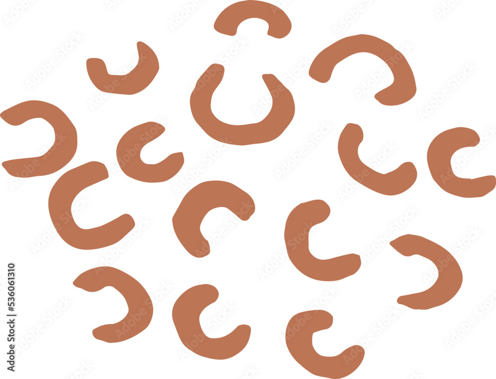 Abstract organic symbol shape vector illustration. Minimalistic liquid form, organic dashed stain or geometric dotty spot for modern abstract design or trendy fashion pattern Abstract organic symbol shape vector illustration. Minimalistic liquid form, organic dashed stain or geometric dotty spot for modern abstract design or trendy fashion pattern