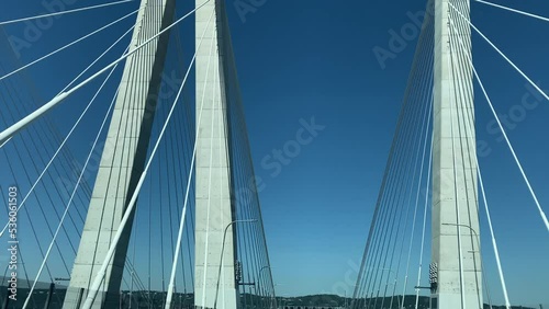 A drive over the Kosciuszko Bridge formally Meeker Avenue Bridge photo