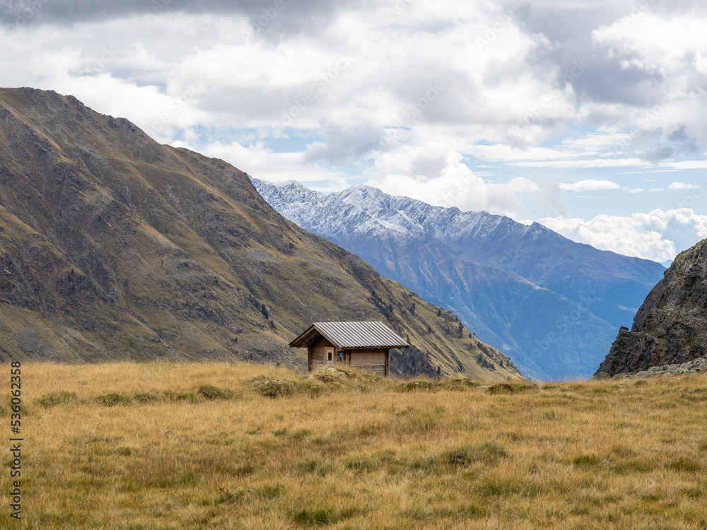 Landscape inKurzras in South Tyrol