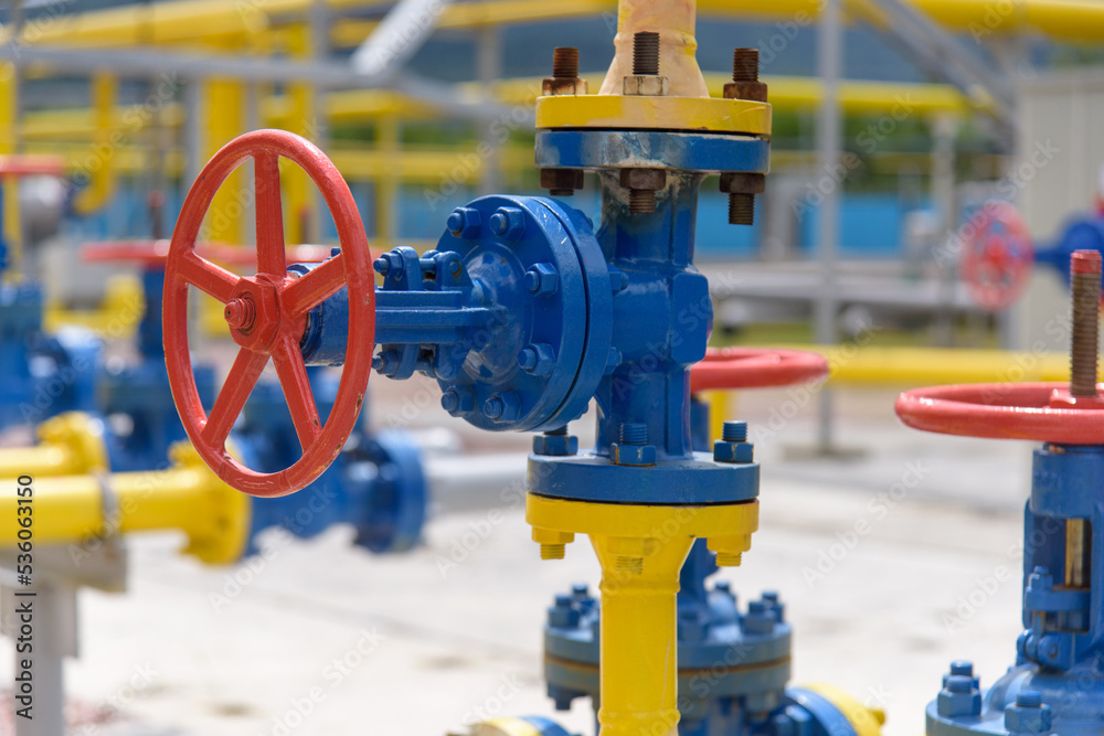 Pipeline equipment of the natural gas compressor station