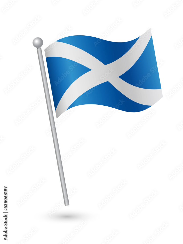 Fototapeta premium Scotland national flag