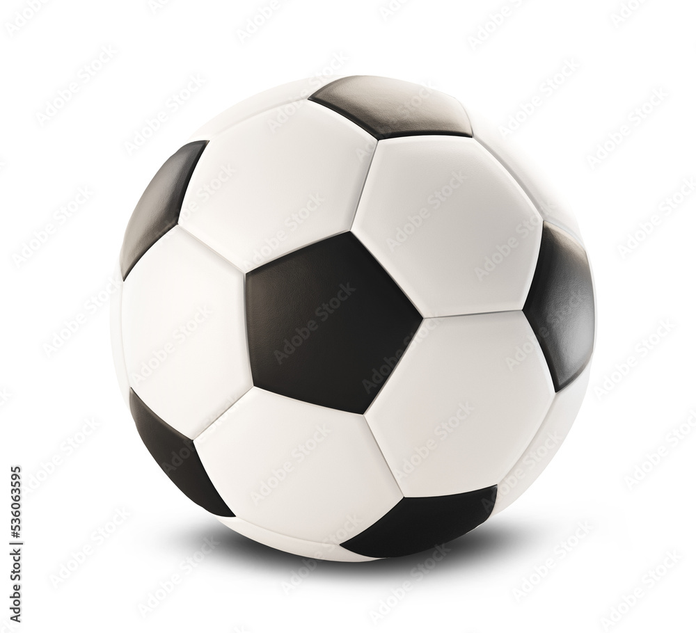 soccer ball and ground shadow 3d-illustration soccer ball and ground shadow 3d-illustration