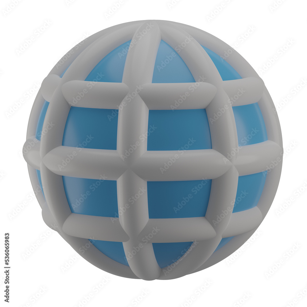 3D Internet Illustration 3D Internet Illustration