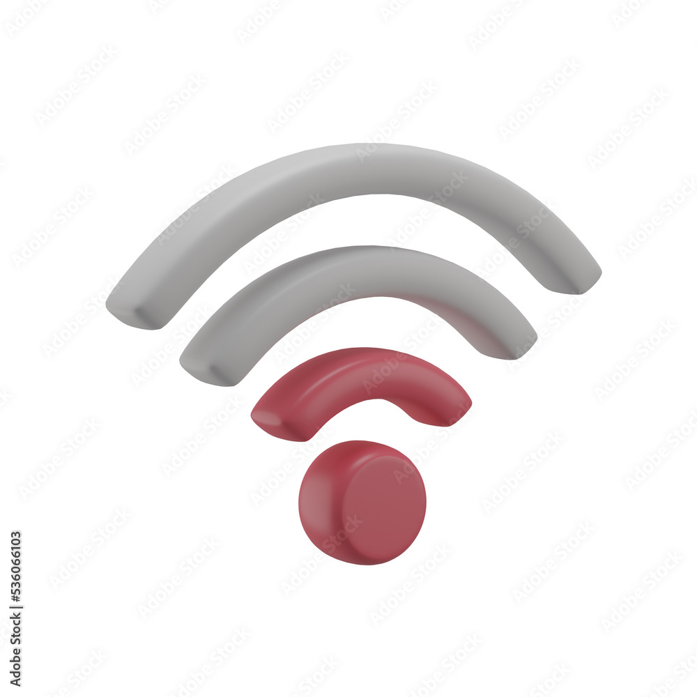 3D Slow Conncetion Illustration 3D Slow Conncetion Illustration