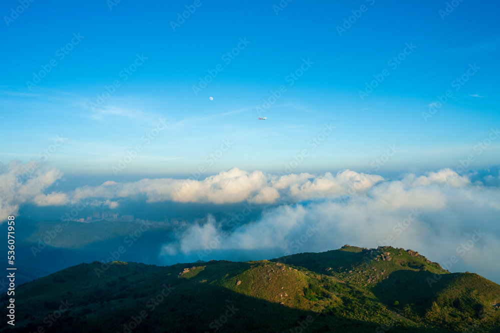 Sea Of Clouds Over Tai Mo Shan Mountain