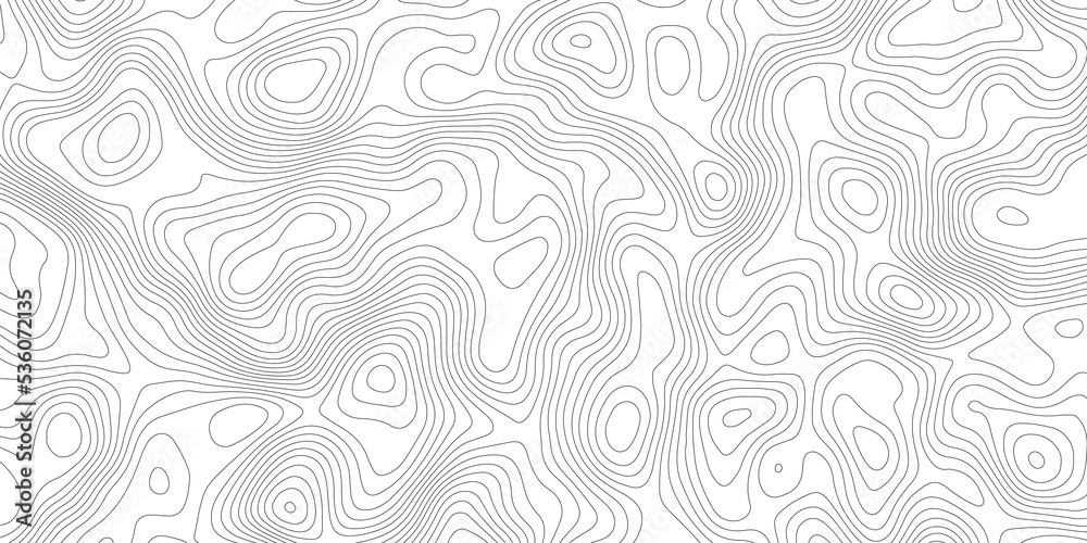 Abstract topographic contours map background. Topographic map and landscape terrain texture grid. Terrain map.  Topography and geography map grid abstract backdrop. Business concept. paper texture .