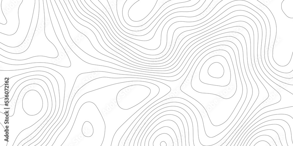 Abstract topographic contours map background. Topographic map and landscape terrain texture grid. Terrain map.  Topography and geography map grid abstract backdrop. Business concept. paper texture .
