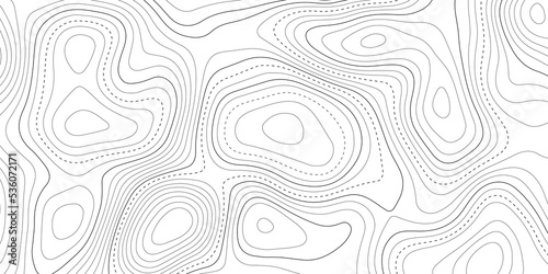 Abstract topographic contours map background. Topographic map and landscape terrain texture grid. Terrain map. Topography and geography map grid abstract backdrop. Business concept. paper texture .