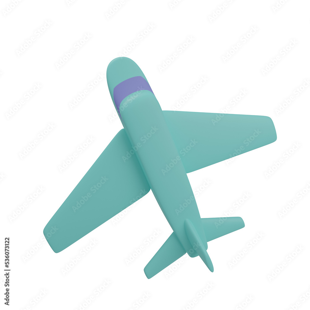 Obraz premium 3D Plane Illustration