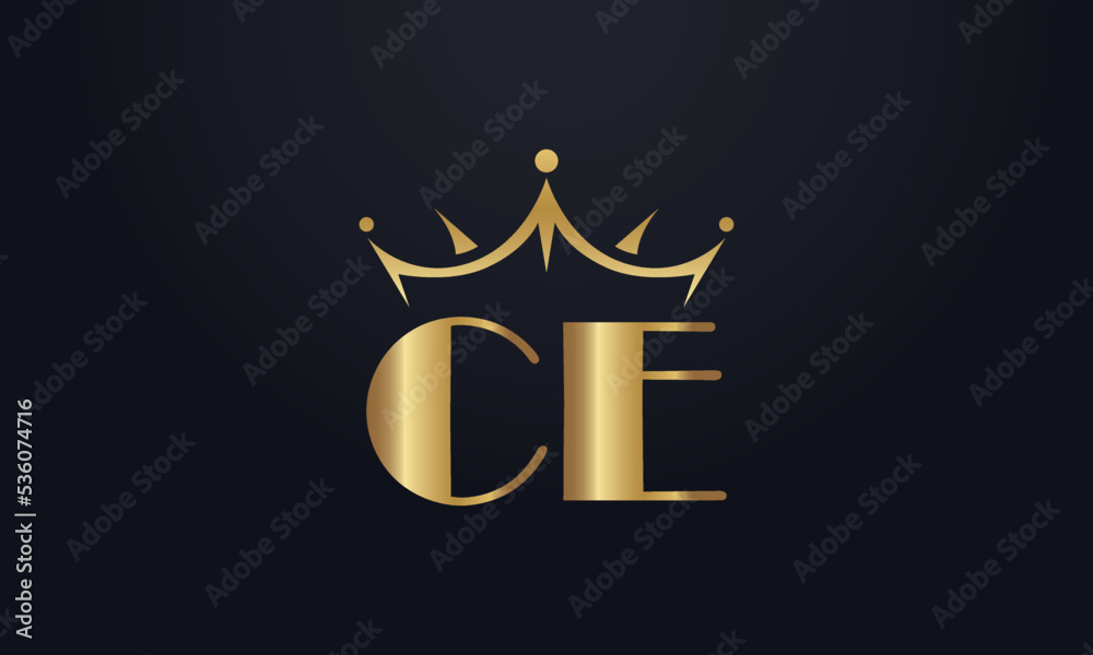 King crown logo design vector and extra bold queen symbol King crown logo design vector and extra bold queen symbol