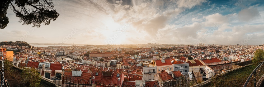 Best Lisbon panorama city overlook