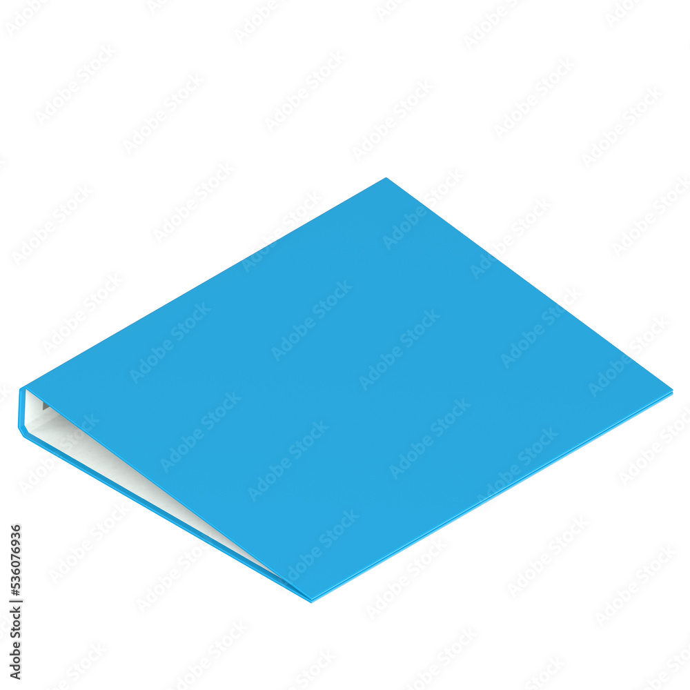 3d rendering illustration of a closed ring binder 3d rendering illustration of a closed ring binder