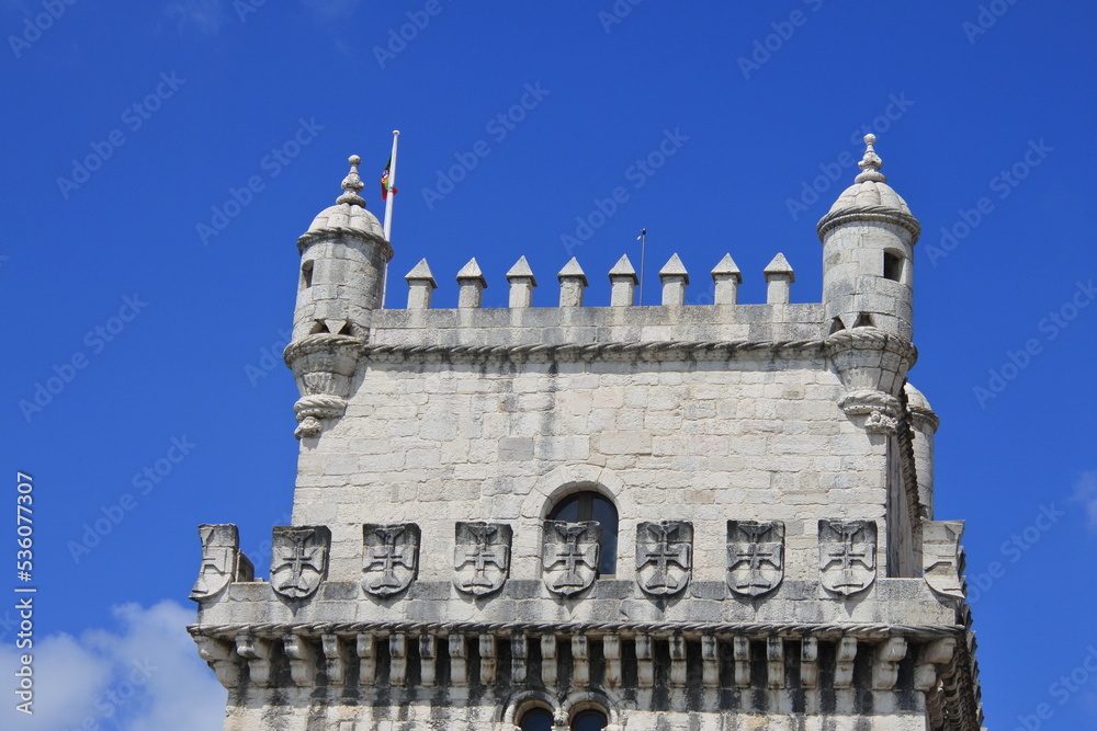 Der Turm des Torre de Belém in Lissabon