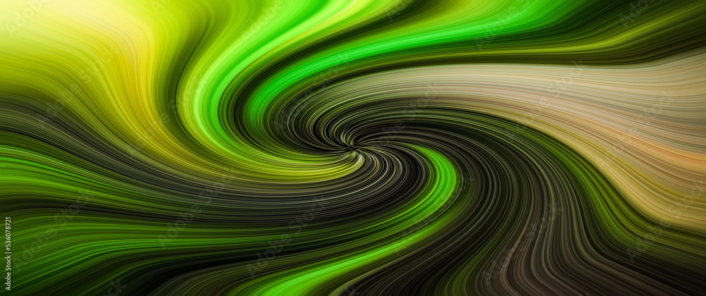 twirl motion abstract green background circle design