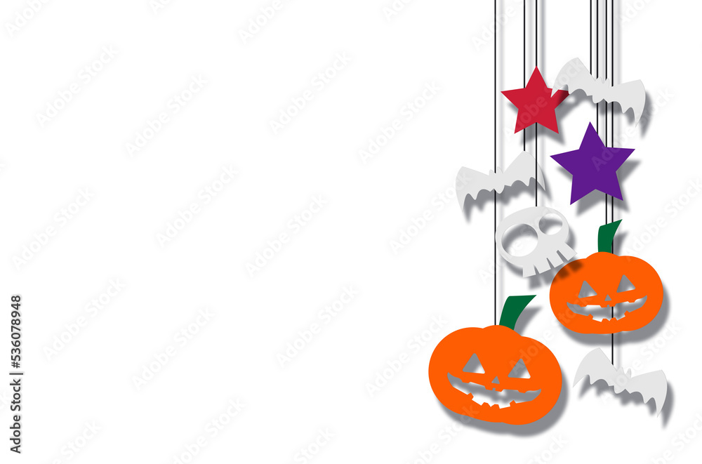Fototapeta premium Pictures for decorations for Halloween. PNG format