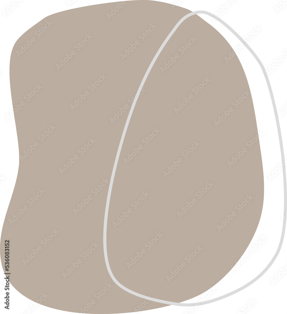 Organic Line Boho Shape Vector Illustration Organic Line Boho Shape Vector Illustration