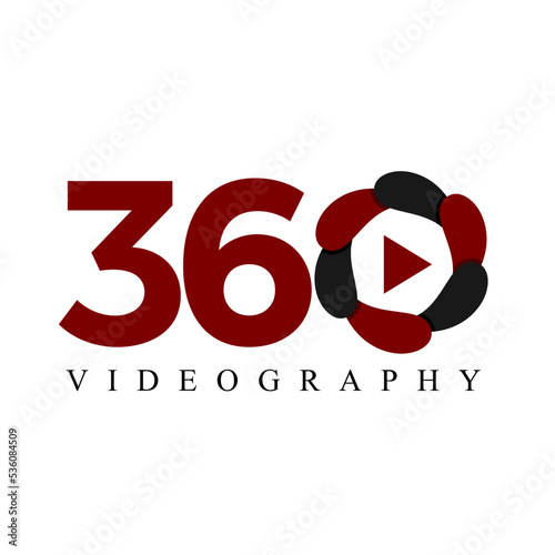 360 vector logo, used for videography companies