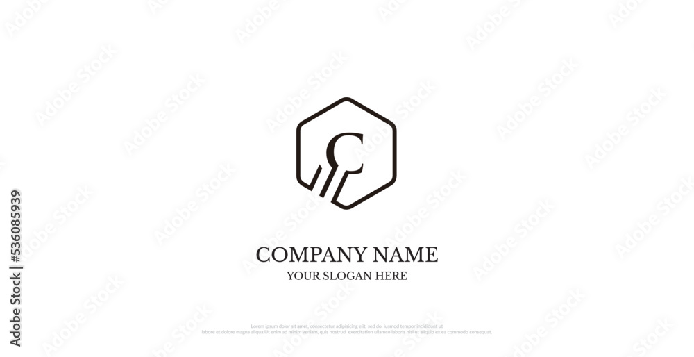 Initial C Logo Design Vector Initial C Logo Design Vector