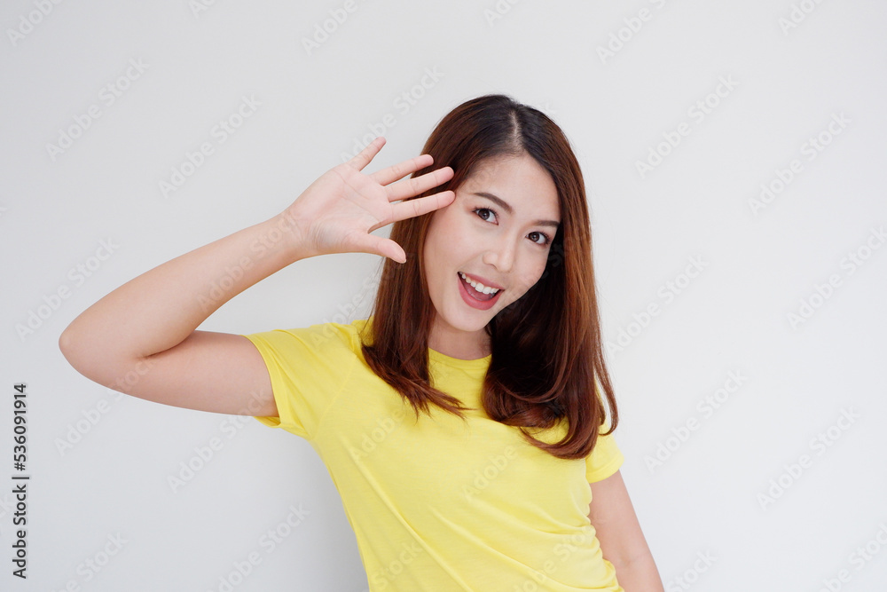 beautiful woman smiling happy wow. beautiful woman smiling happy wow.