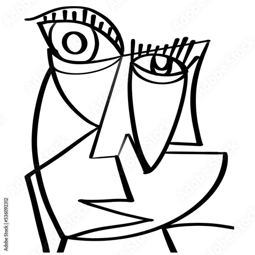 Illustration of embroidery designs
